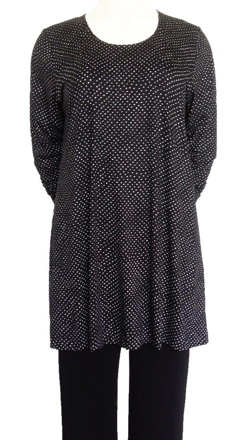 Sixteen47: Polka Dotted Scoop necked Tunic