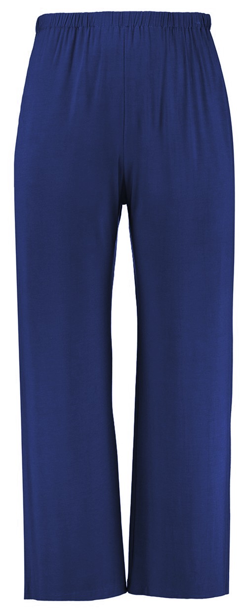 Sixteen47: Cobalt Blue Jersey Wide Leg Pants